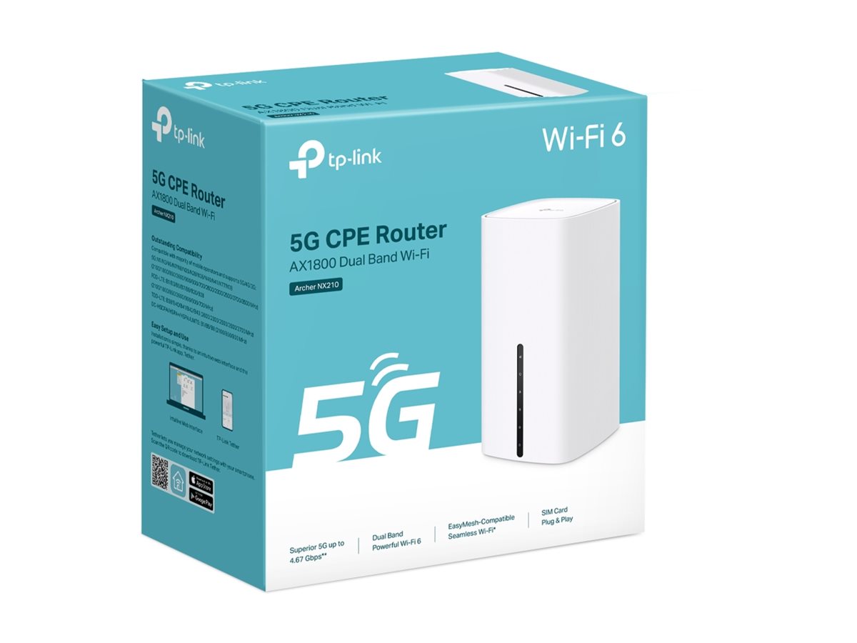 Router 5G TP-Link Archer NX210 Dual Band Wi-Fi 6