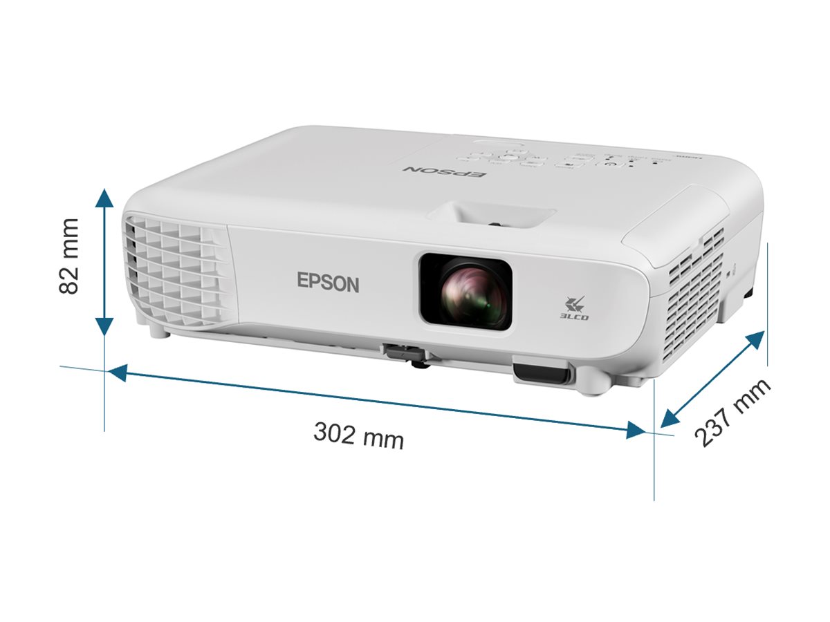 Projetor Epson EB-W53 Portátil 4000 lm WXGA Branco - Imagem 5