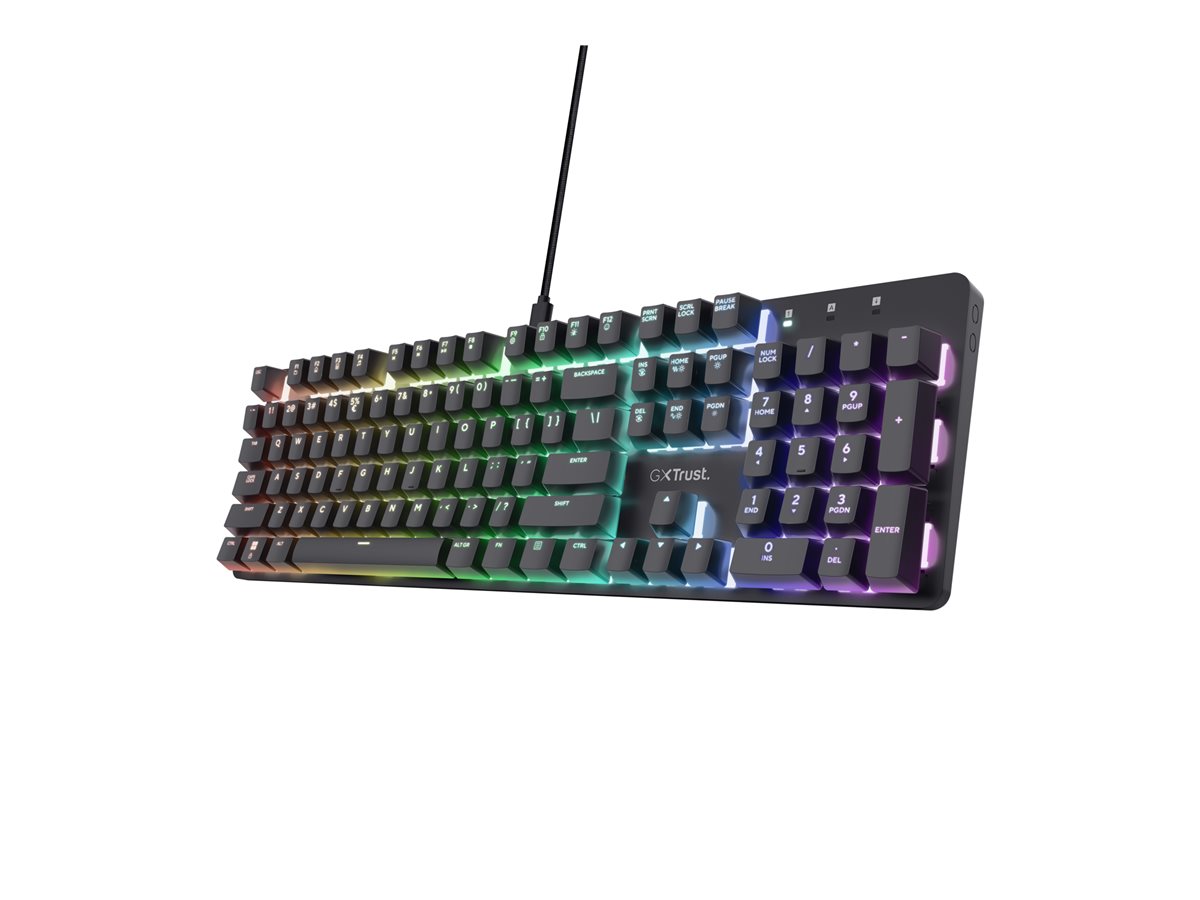 Teclado Trust GXT 871 Zora Mecânico Completo Retroiluminado PT Preto - Imagem 4