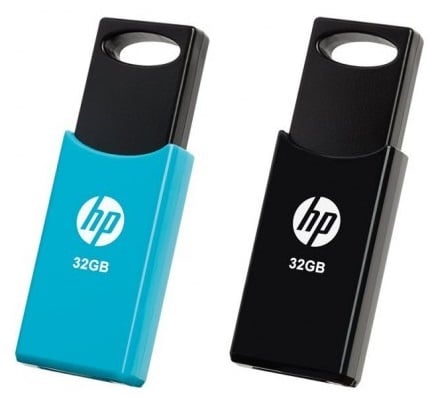 HP 2 x 32GB v212w USB 2.0 Twin Pack Pen Drive - Imagem 1