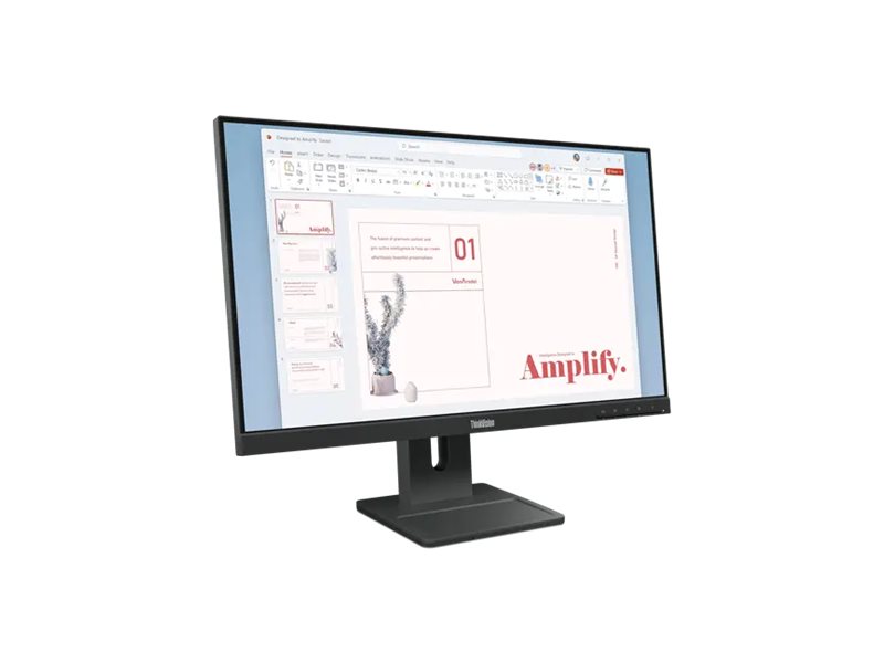Monitor Lenovo ThinkVision E24-40 24" Full HD 100Hz IPS Preto - Imagem 6