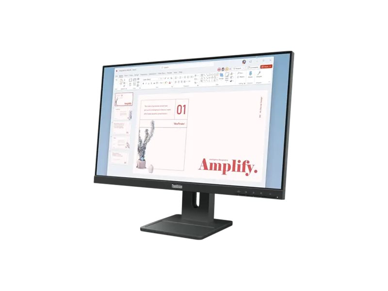 Monitor Lenovo ThinkVision E24-40 24" Full HD 100Hz IPS Preto - Imagem 4