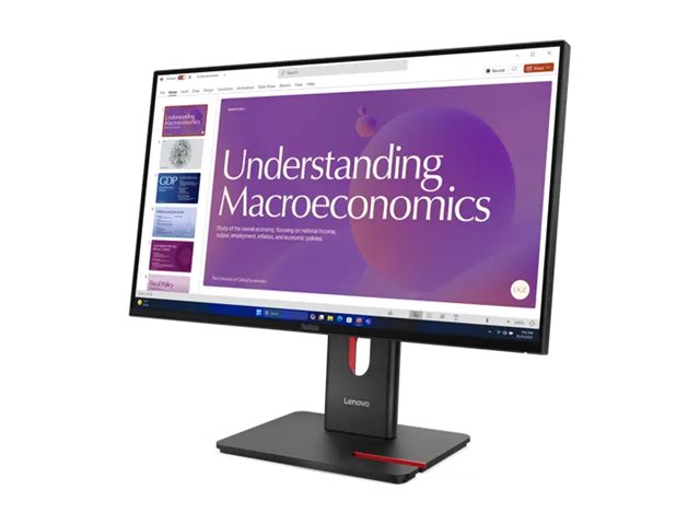 Monitor Lenovo ThinkVision T24d-40 24" 120Hz IPS USB-C Preto