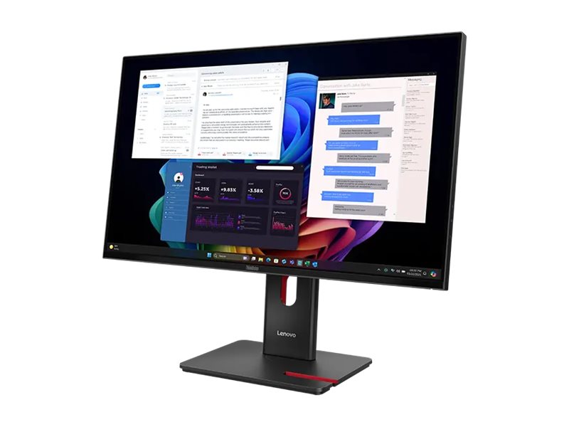 Monitor Lenovo ThinkVision T27UD-40 27" 4K IPS USB-C Preto Eclipse