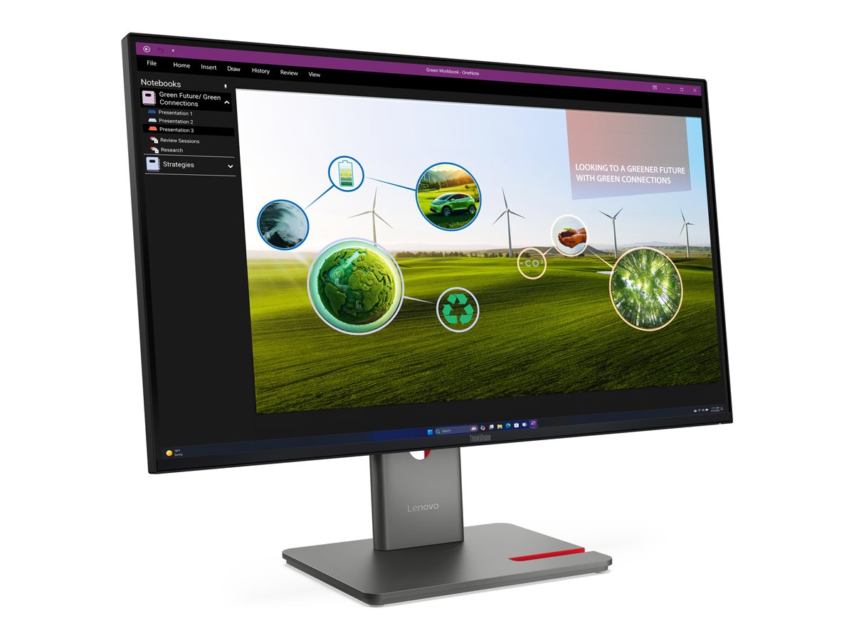 Monitor Lenovo ThinkVision P27Q-40 27" QHD IPS 120Hz Preto - Imagem 4