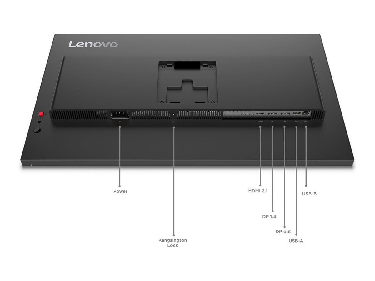 Monitor Lenovo ThinkVision P27Q-40 27" QHD IPS 120Hz Preto - Imagem 9