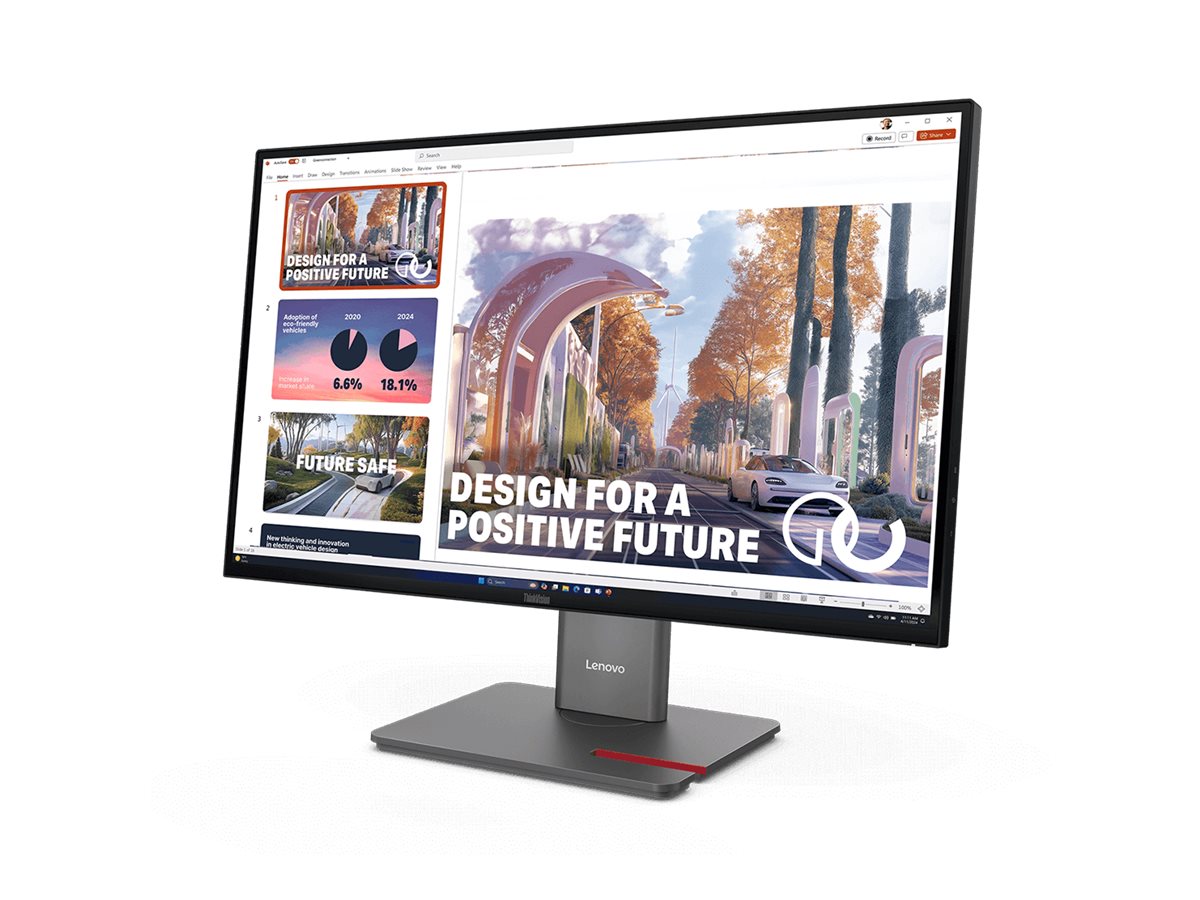 Monitor Lenovo ThinkVision P27QD-40 27" QHD 120Hz IPS Preto Brilhante - Imagem 5
