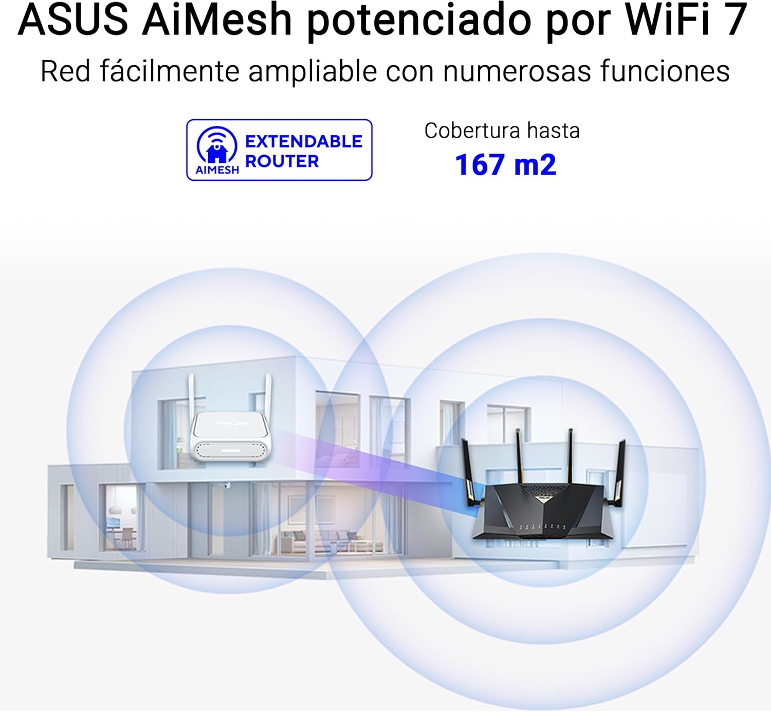 ASUS RT-BE58 Go BE3600 Dual Band WiFi 7 Travel Router - Imagem 8