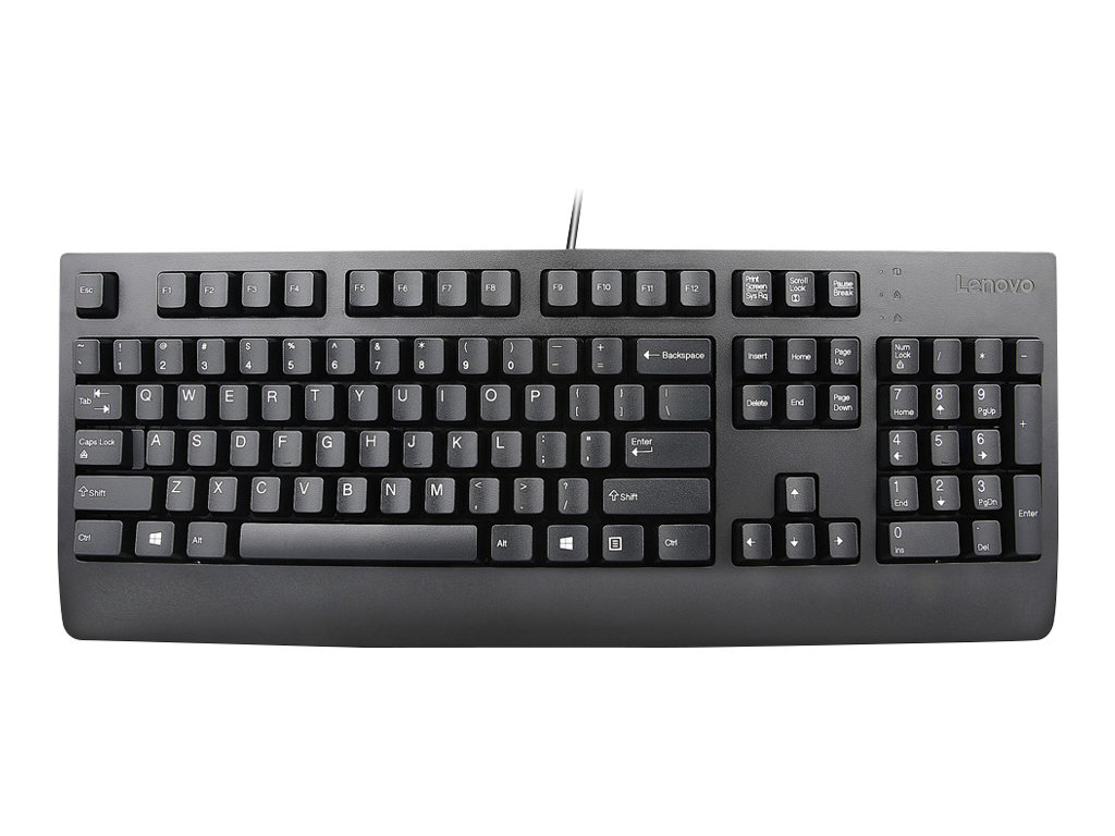 Teclado Lenovo Preferred Pro II USB Full Size QWERTY Português Tecla Copilot Resistente a Derrames Preto - Imagem 3