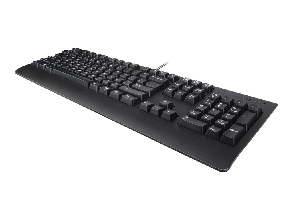 Teclado Lenovo Preferred Pro II USB Full Size QWERTY Português Tecla Copilot Resistente a Derrames Preto - Imagem 2