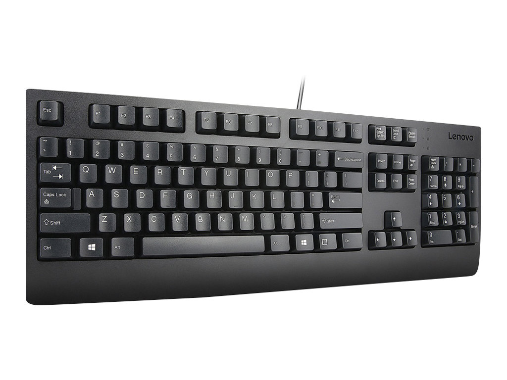 Teclado Lenovo Preferred Pro II USB Full Size QWERTY Português Tecla Copilot Resistente a Derrames Preto - Imagem 1