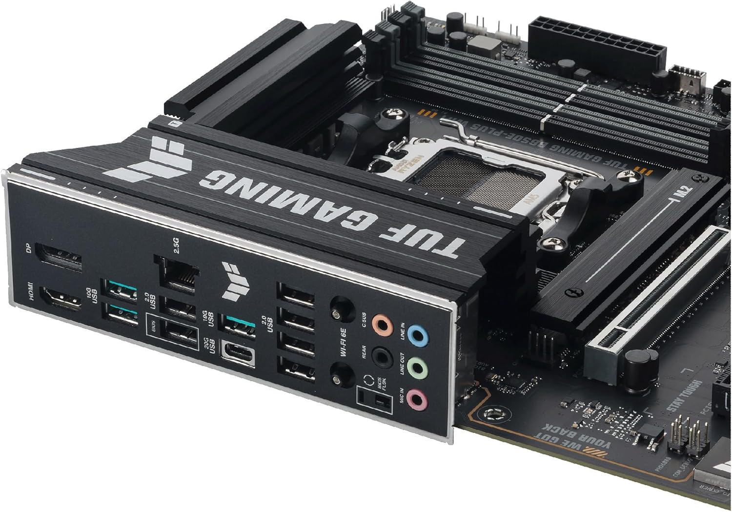 Motherboard ASUS TUF GAMING B650E-PLUS WIFI Socket AM5 Chipset AMD B650 ATX DDR5 PCIe 5.0 Wi-Fi 6E Bluetooth - Imagem 11