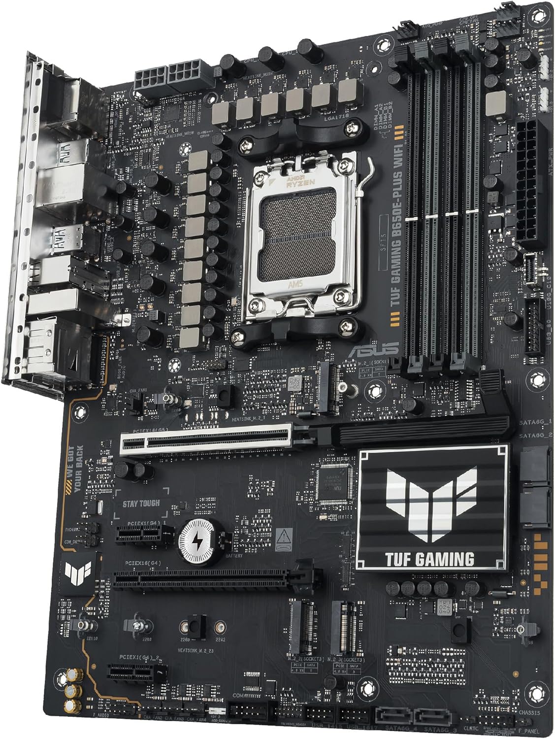 Motherboard ASUS TUF GAMING B650E-PLUS WIFI Socket AM5 Chipset AMD B650 ATX DDR5 PCIe 5.0 Wi-Fi 6E Bluetooth - Imagem 12