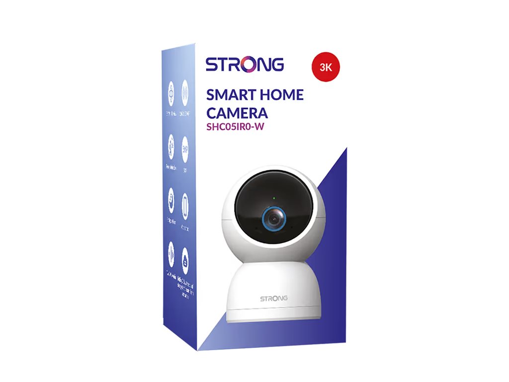 Câmara Vigilância Strong 3K Interior Motorizada Wi-Fi Dual Band