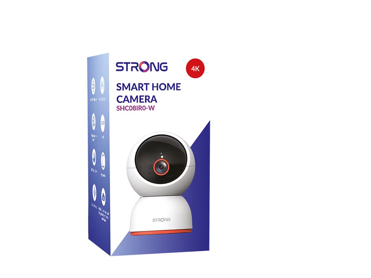 Câmara IP Strong Interior Giratória 4K Áudio Wi-Fi Dual Band