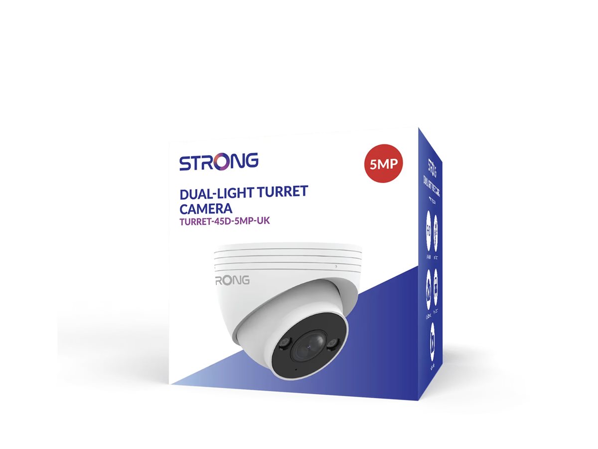 Câmara de Vigilância Strong TUR05DL0P 5MP Áudio PoE - Imagem 2