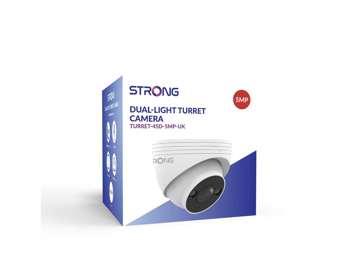 Câmara de Vigilância Strong TUR05DL0P 5MP Áudio PoE