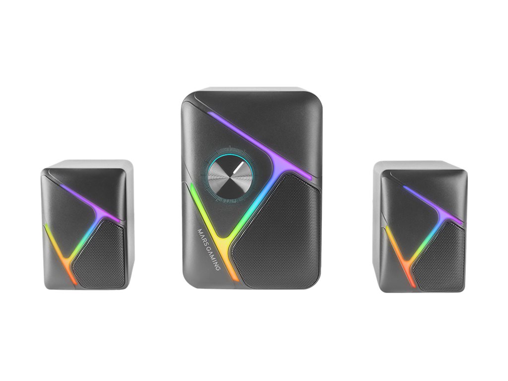 Altifalantes MARS GAMING MS-H21 2.1 USB 35W Preto - Imagem 2