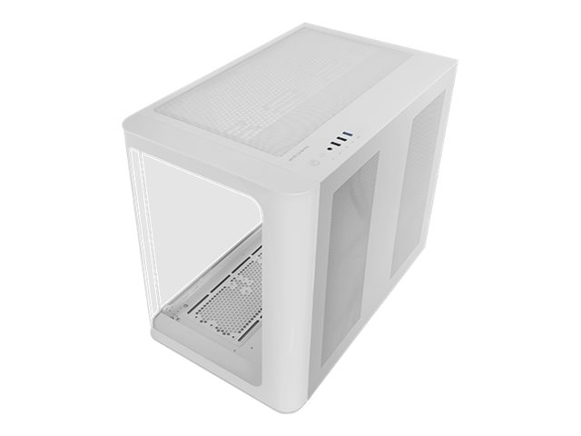 Caixa Gaming MARS GAMING MC-FUSION ATX Vidro Temperado Branco