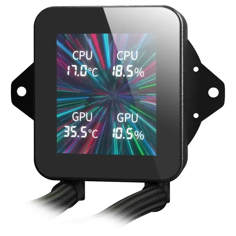 Cooler Líquido MARS GAMING ML-VISION240 Ecrã LCD Preto - Imagem 3