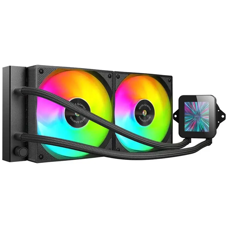 Cooler Líquido MARS GAMING ML-VISION240 Ecrã LCD Preto - Imagem 2
