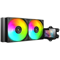 Cooler Líquido MARS GAMING ML-VISION240 Ecrã LCD Preto - Imagem 1