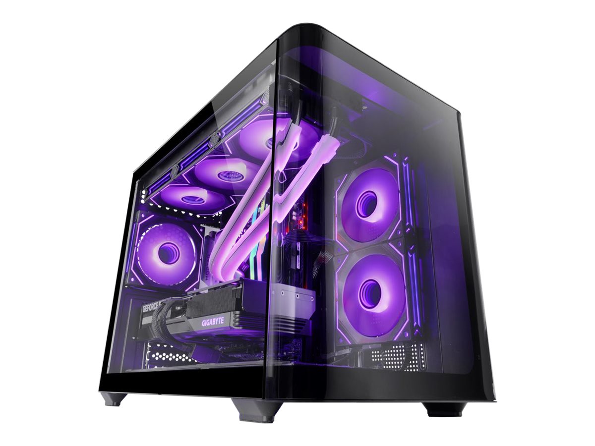 Caixa PC MARS GAMING MC-FUSIONM micro ATX Preto Vidro Temperado - Imagem 1