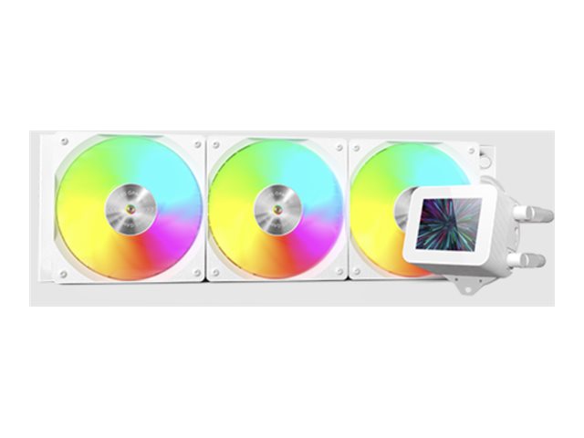 Cooler AIO MARS GAMING ML-VISION360 360 Ecrã LCD Branco - Imagem 1