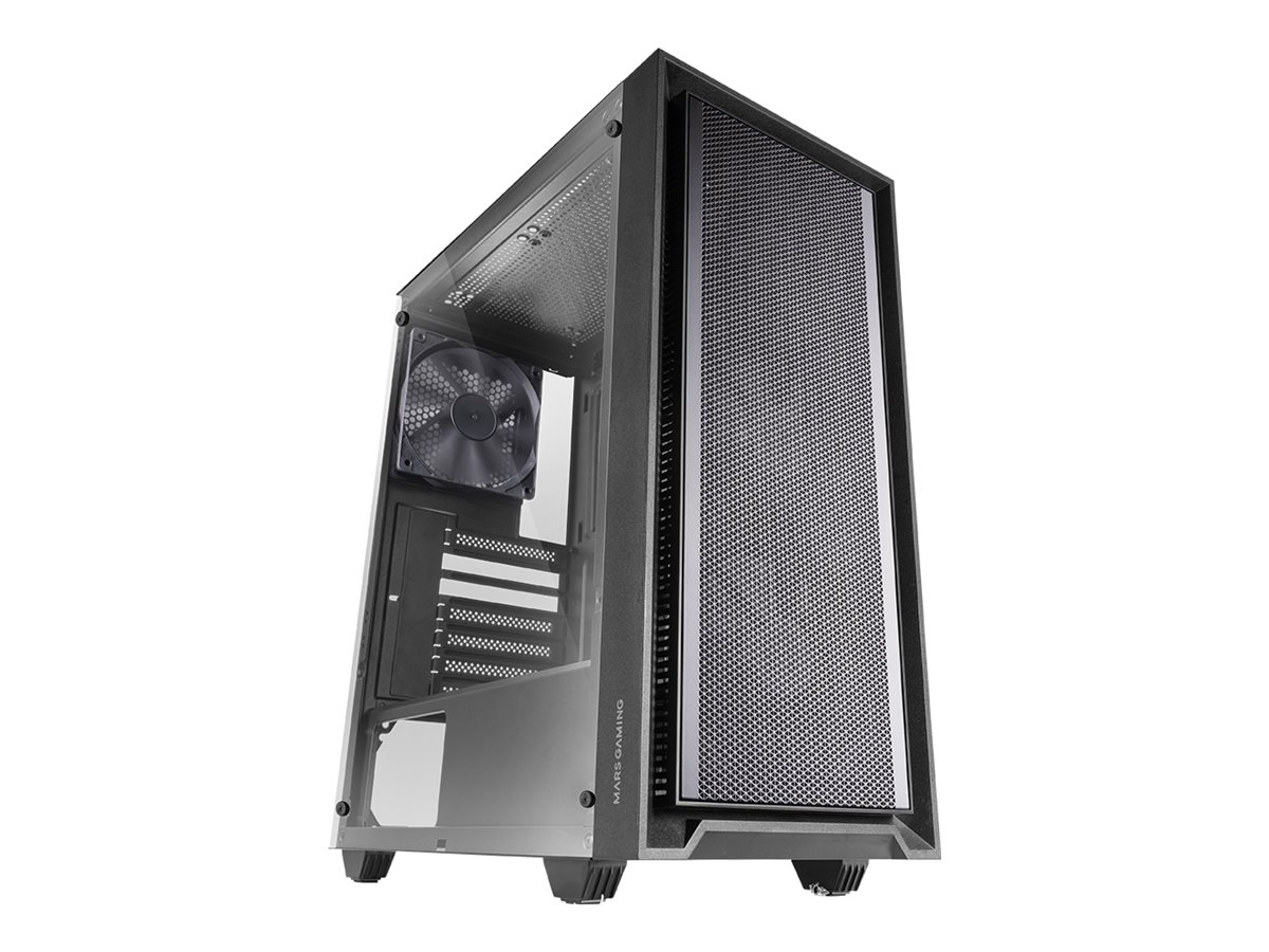 Caixa PC MARS GAMING MC-PMAX Mid Tower Vidro Temperado Preto - Imagem 1
