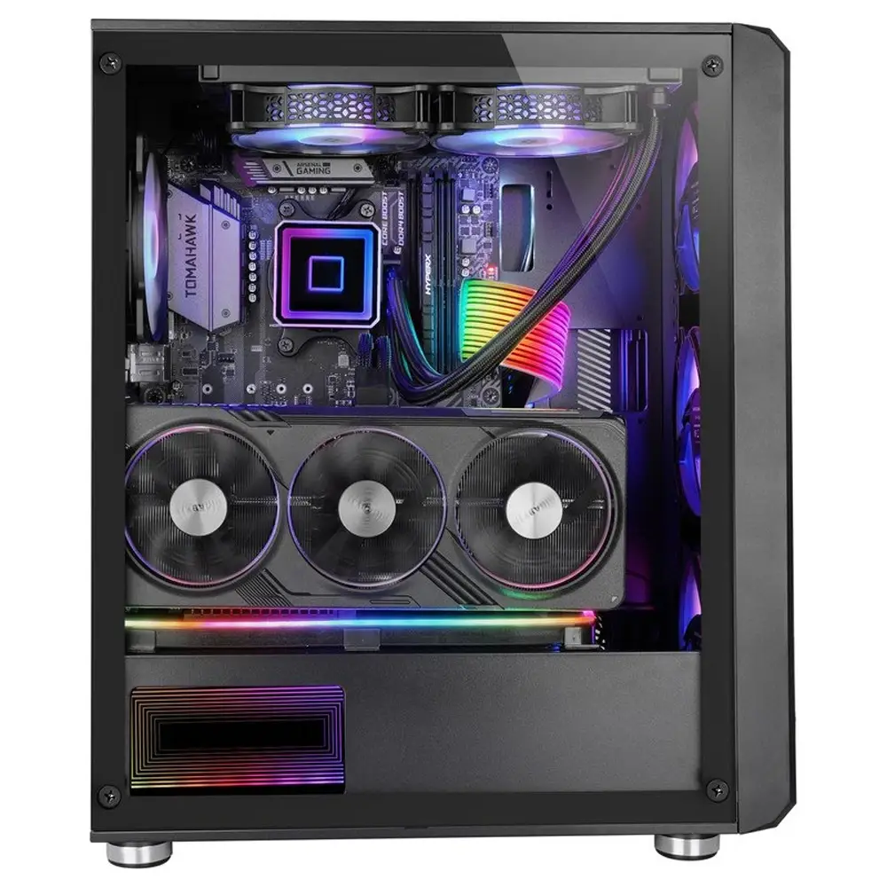 Caixa ATX Gaming MARS GAMING MC-VAULT Vidro Temperado Preto - Imagem 6