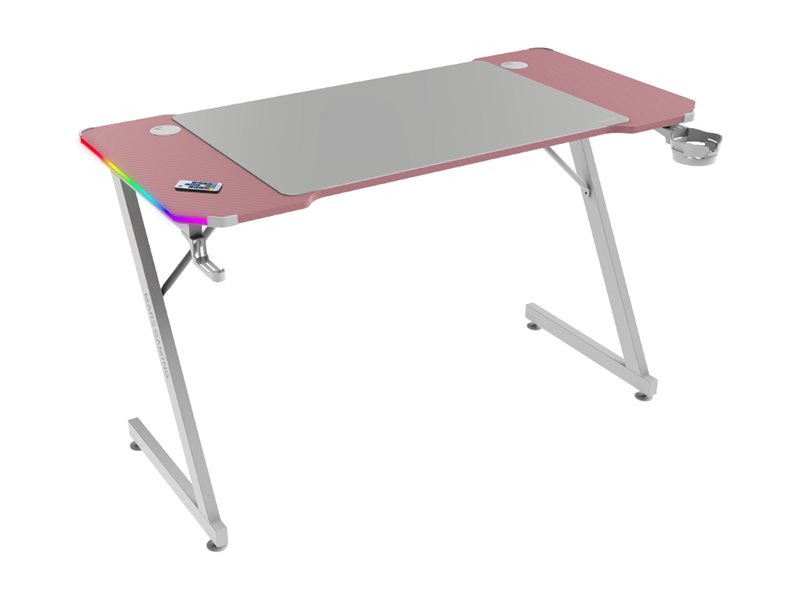 Secretária Gaming Mars Gaming MGD-X120RGB Rosa - Imagem 3