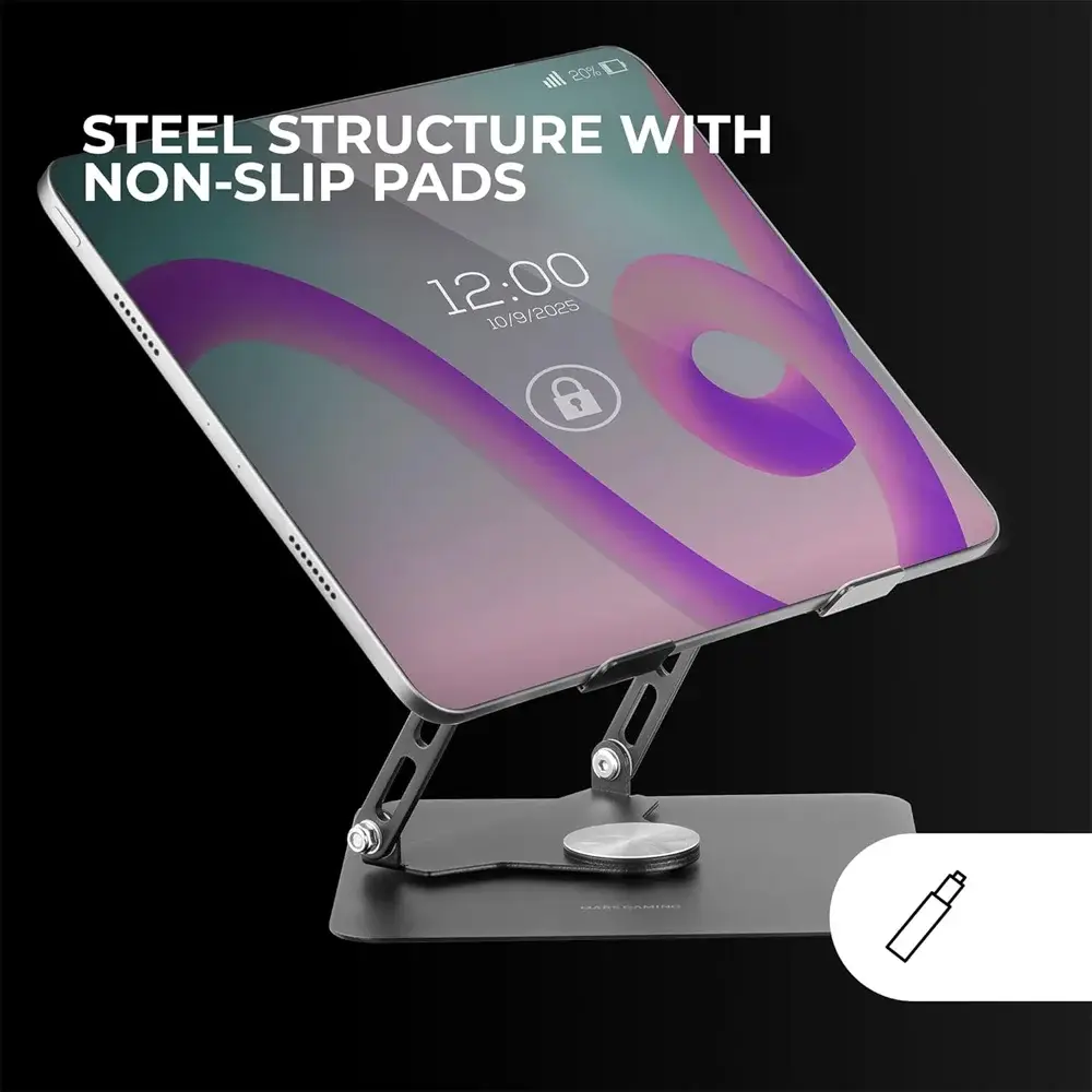 Suporte Portátil MARS GAMING MA-RSN Ergonómico 17" Preto - Imagem 5