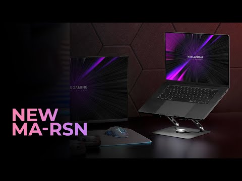 Suporte para Portátil MARS GAMING MA-RSN Ergonómico 17" Cinza Prateado - Imagem 8