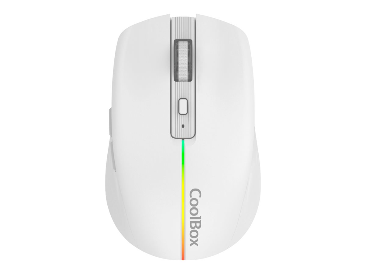 Rato CoolBox W01 Óptico Sem Fios USB Branco - Imagem 3