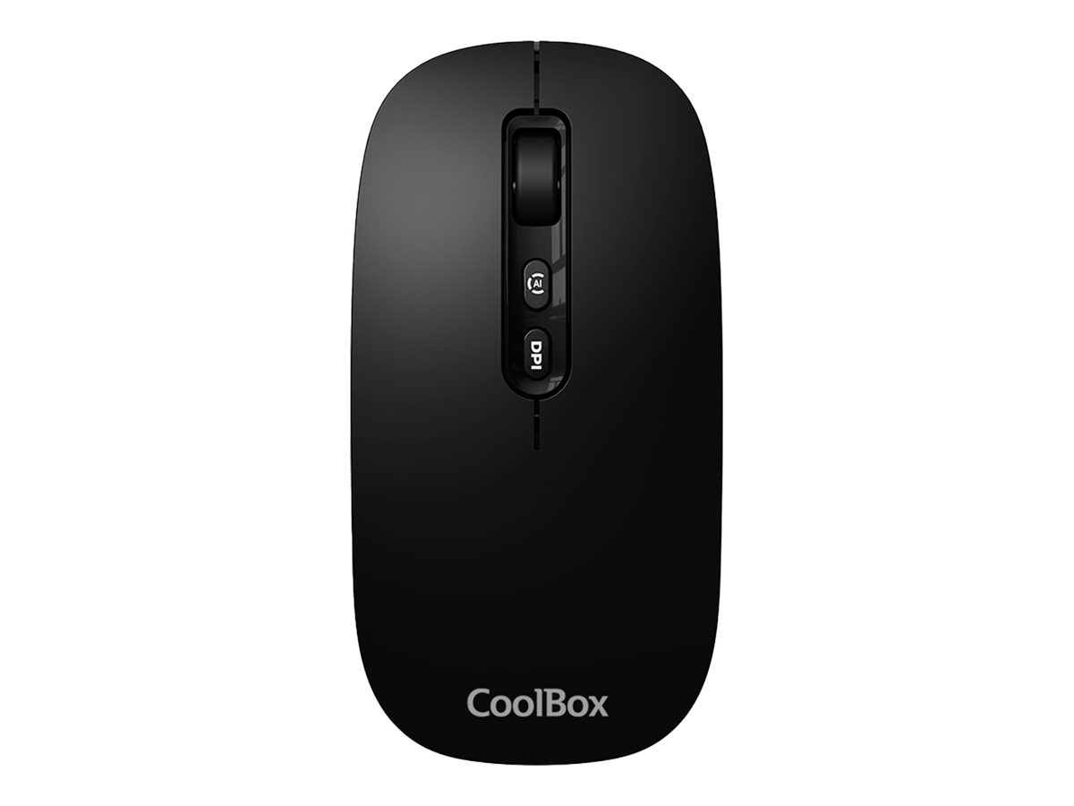 Rato CoolBox W02 Sem Fios 6 Botões Preto - Imagem 2