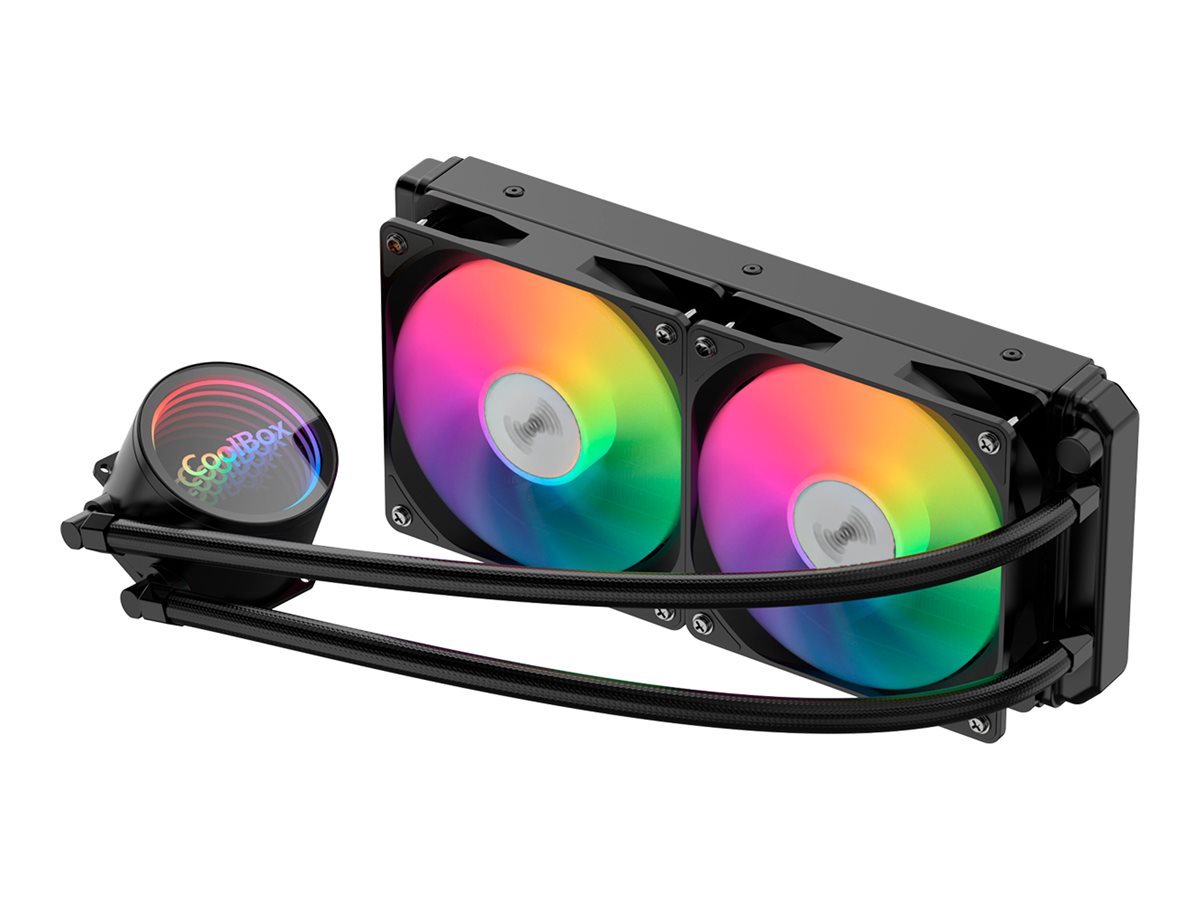 Cooler Líquido CoolBox Infinite Liquid 120mm Preto - Imagem 1