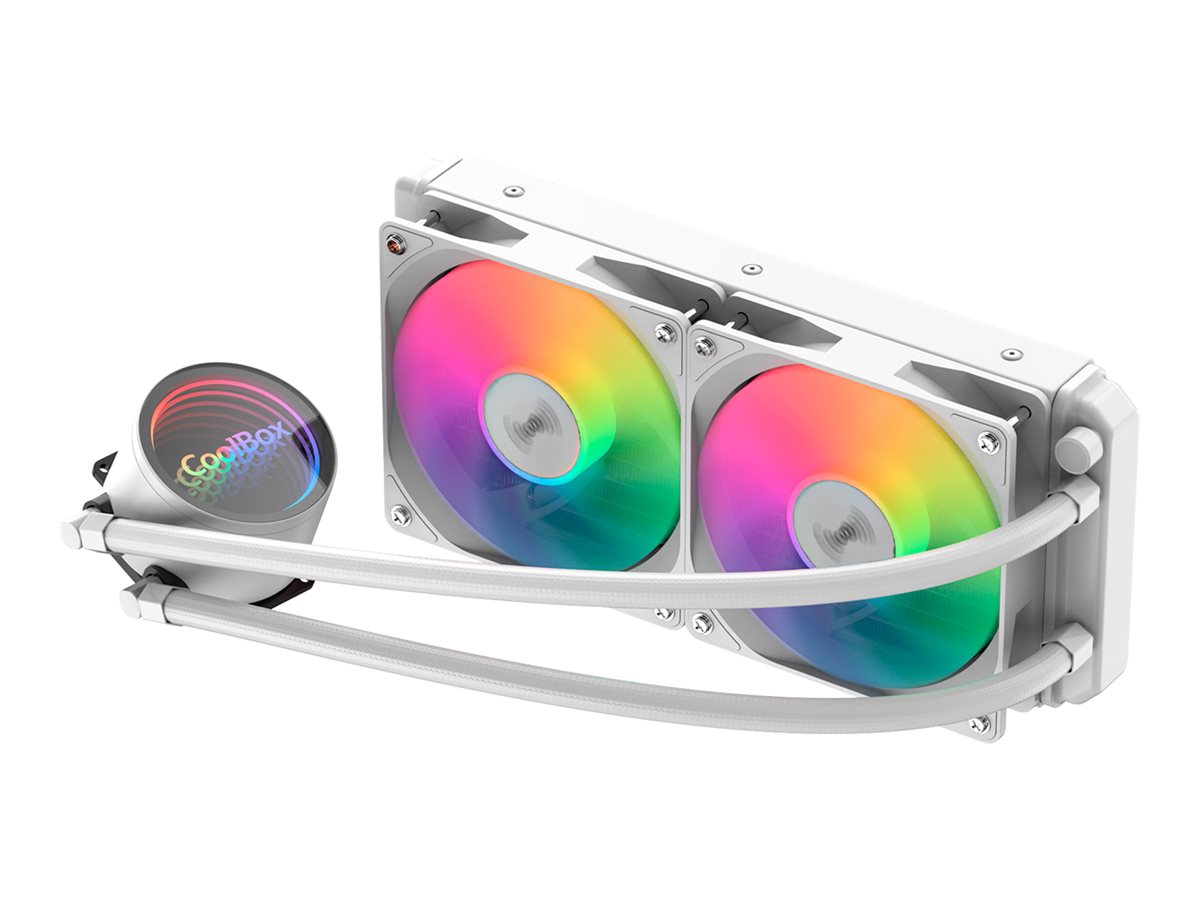 Arrefecedor Líquido CoolBox Infinite Liquid 120mm Branco