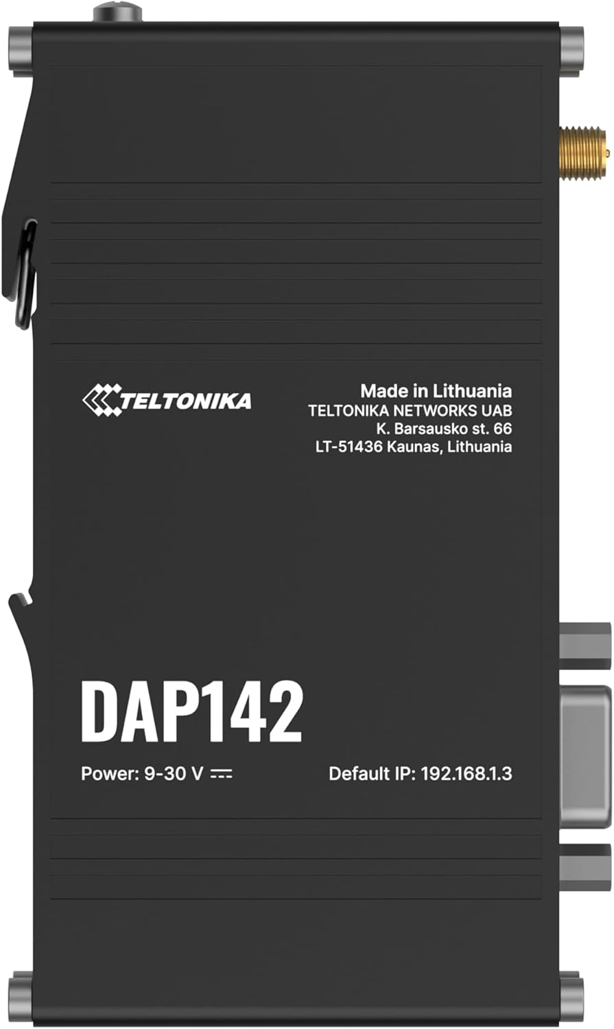Ponto de Acesso Sem Fios Industrial Teltonika DAP142 Wi-Fi RS-232 2x 10/100 LAN Calha DIN - Imagem 1