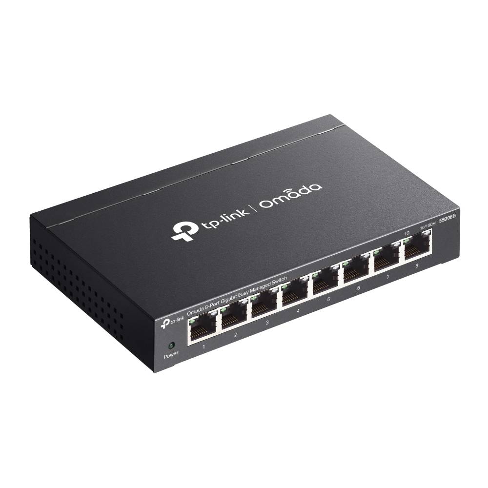 Switch Gerível TP-Link Omada ES208G 8 Portas Gigabit - Imagem 4