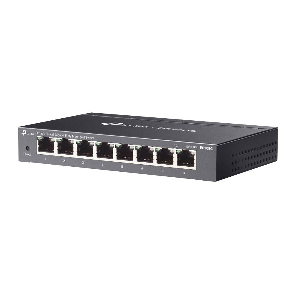 Switch Gerível TP-Link Omada ES208G 8 Portas Gigabit - Imagem 2