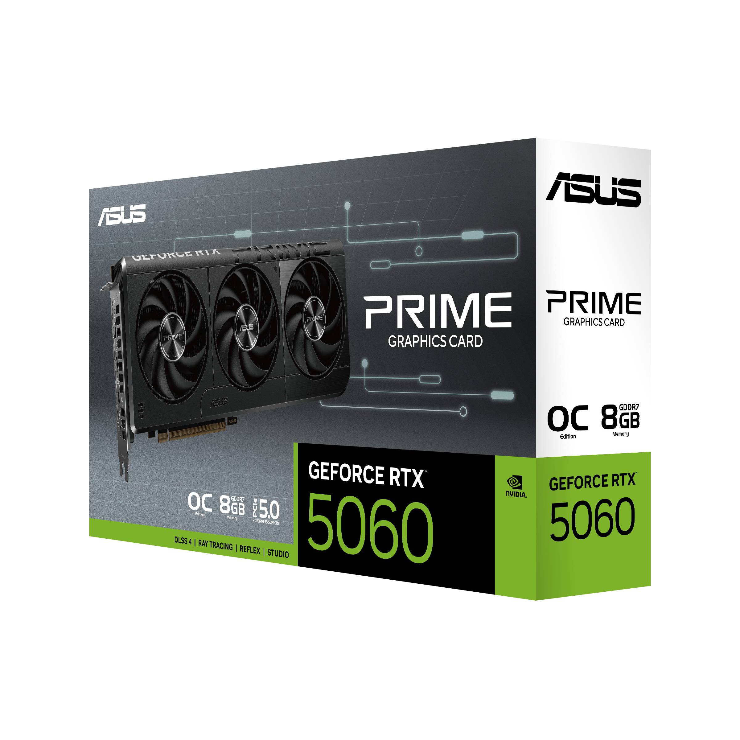 ASUS PRIME RTX5060 OC 8GB GDDR7 3xDP 1xHDMI - Imagem 10