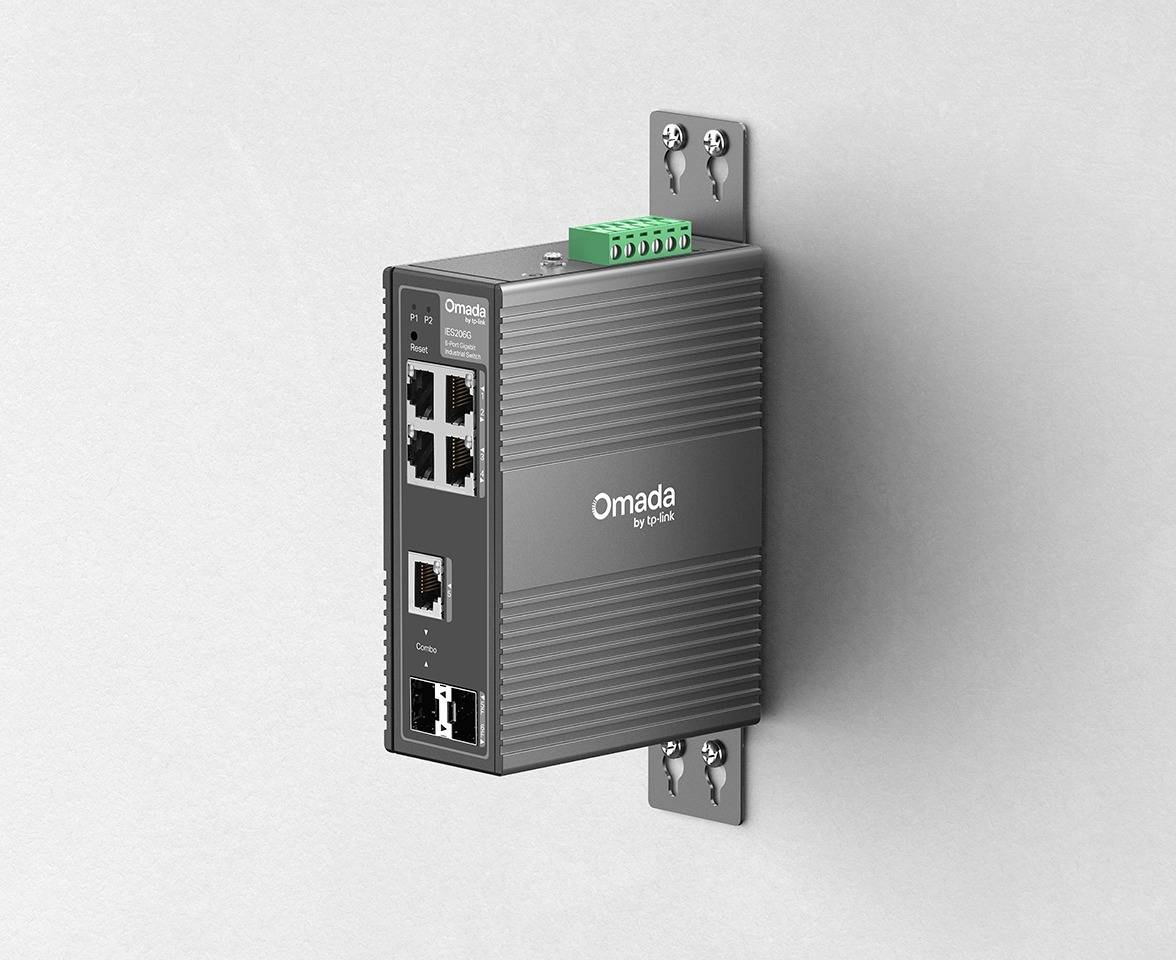 Switch TP-Link Omada IES206G Industrial Gerível 6 Portas DIN - Imagem 2