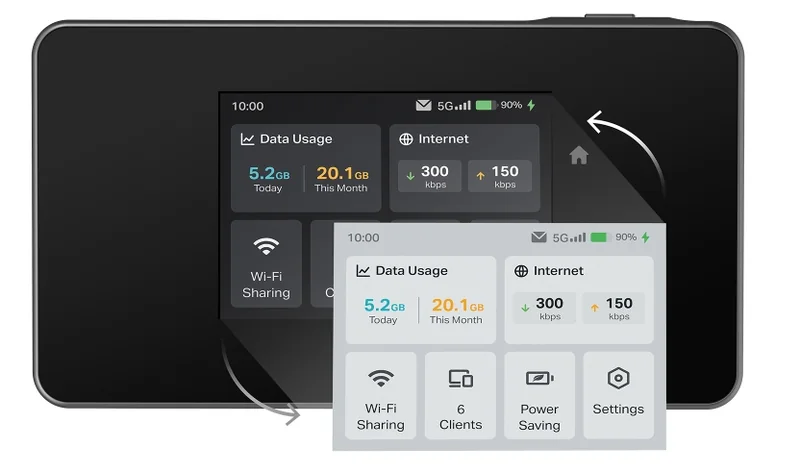 Hotspot 5G TP-LINK Mobile Wi-Fi Portátil de Alta Velocidade - Imagem 4