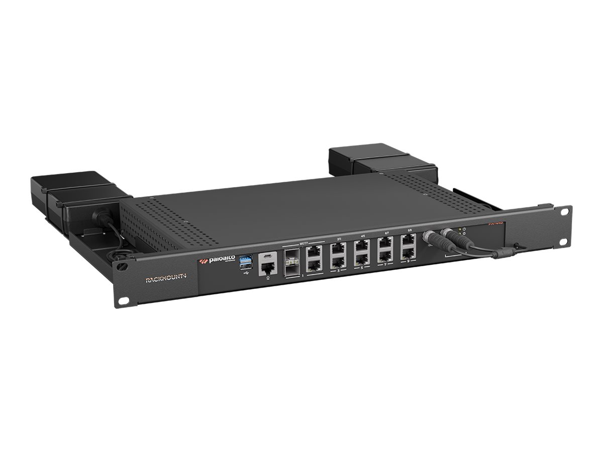Rackmount.IT RM-PA-T15 - Kit de montagem de dispositivo de rede - montagem em suporte - preto jacto - 1U - 19"