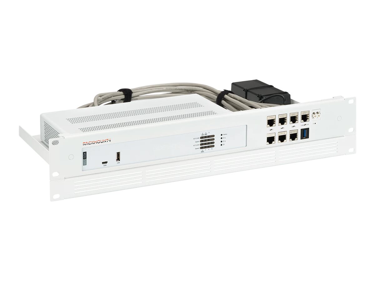 Rackmount.IT - Kit de montagem de dispositivo de rede - shielded - montagem em suporte - branco cartaz - 1.3U - 19"