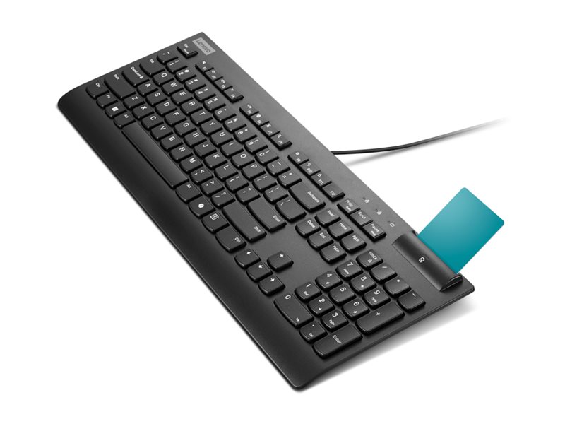 Teclado Lenovo Smartcard Com Fios II Completo PT Preto - Imagem 4