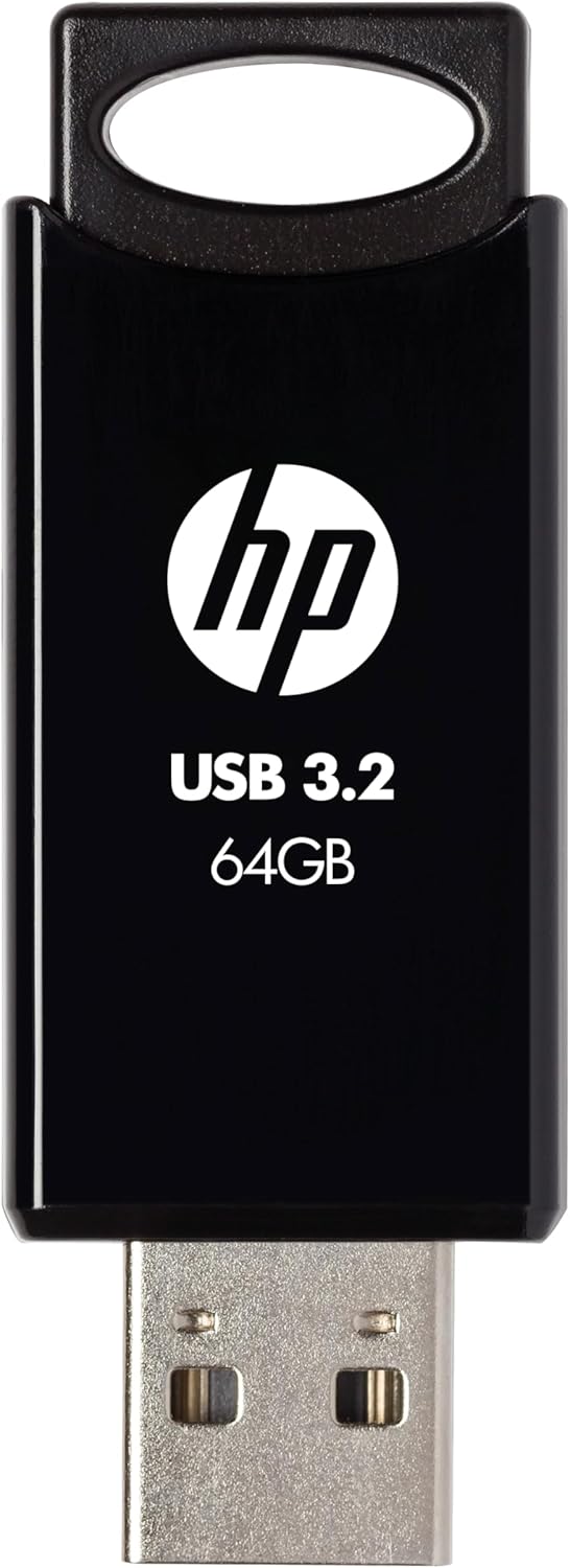 Pen Drive HP 712w 64GB USB 3.2 Preto - Imagem 2