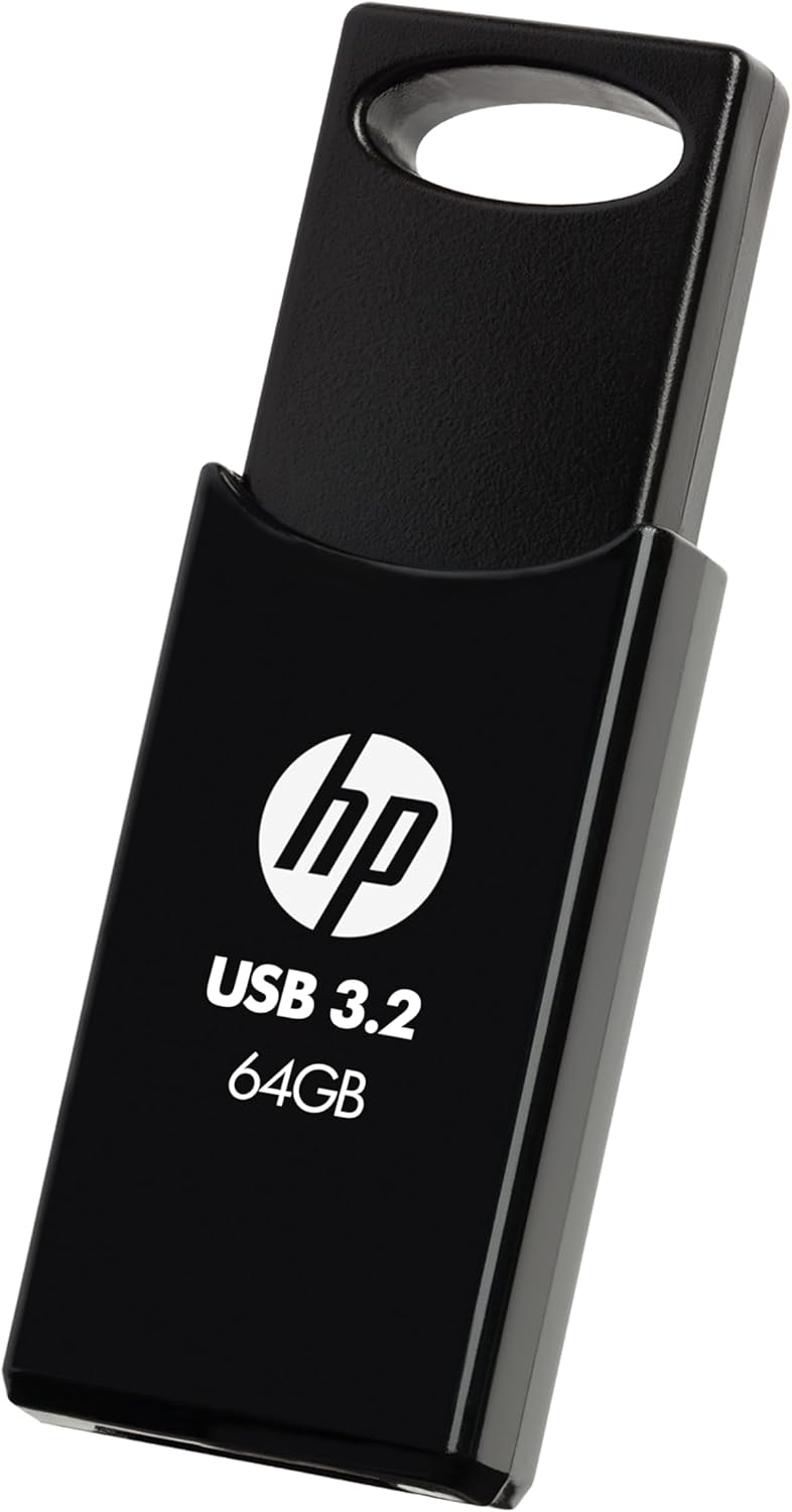 Pen Drive HP 712w 64GB USB 3.2 Preto - Imagem 4