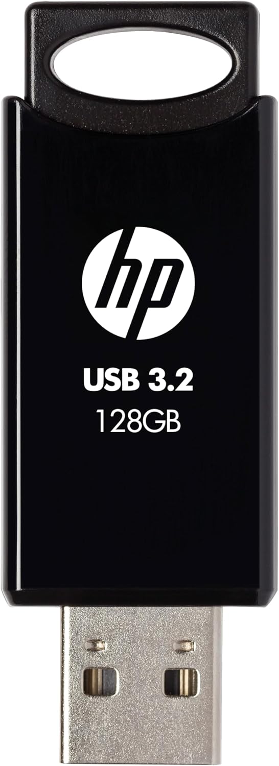Pen Drive HP 712w 128GB USB 3.2 Preto - Imagem 2