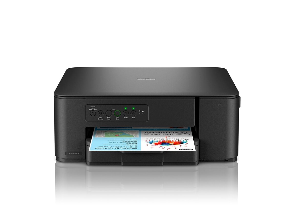 Impressora Multifunções Brother DCP-J1260W Jacto Tinta Cor A4 Wi-Fi - Imagem 3